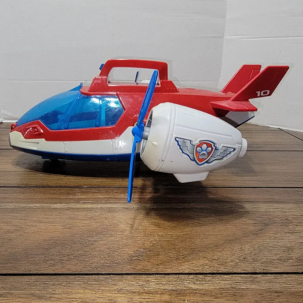 Paw Patrol Light and Sound Air Patroller Plane + 9 Paw Patrol Dogs